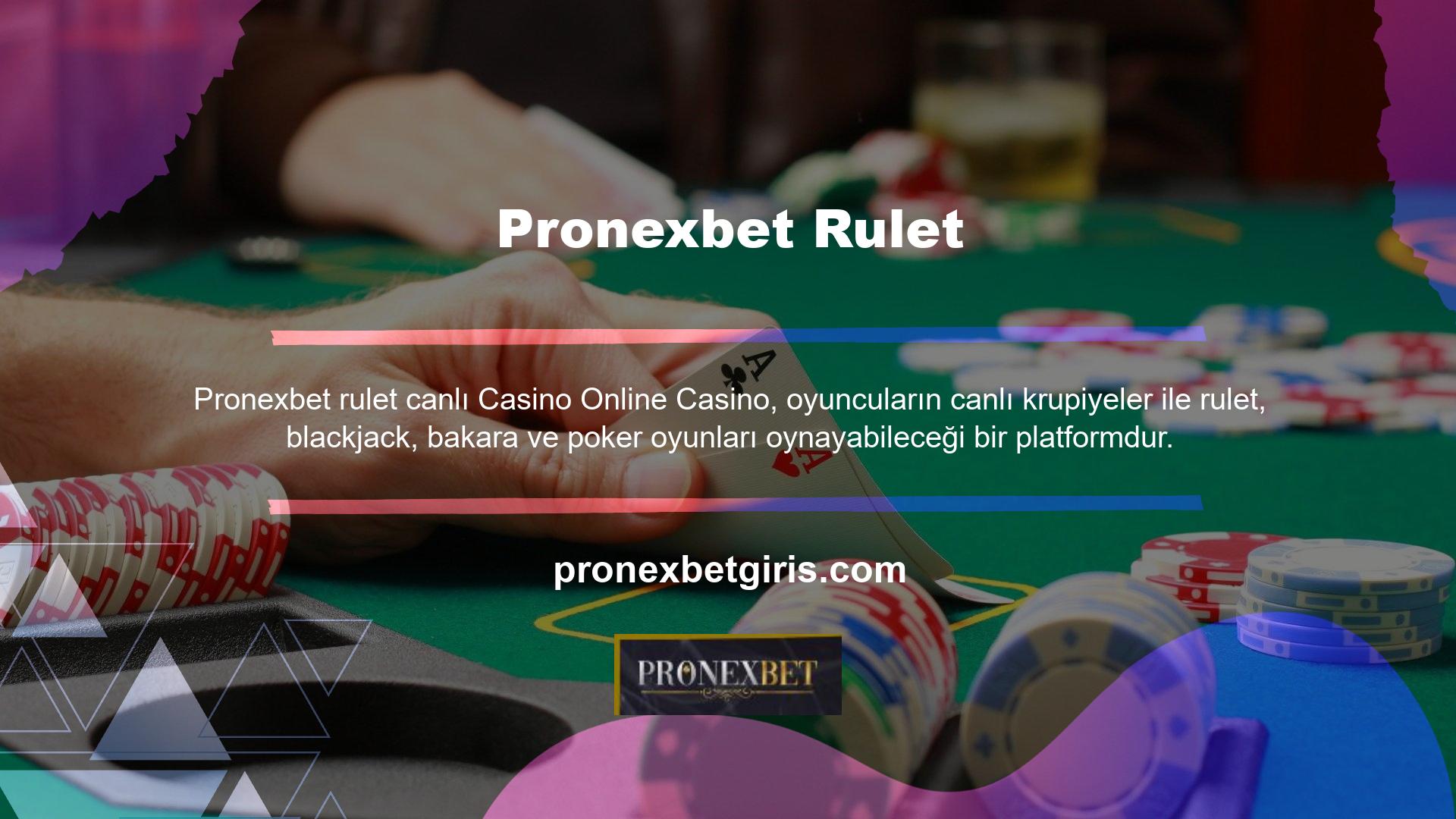 Bir web kamerası bağlantısı sayesinde, bu oyunlar gerçek casinolarda gerçek krupiyelerle oynanabilir